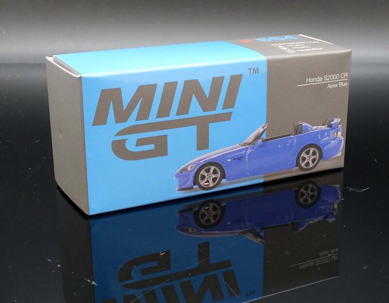 MASH】現貨特價Mini GT 1/64 Honda S2000 (AP2) CR Apex Blue #554