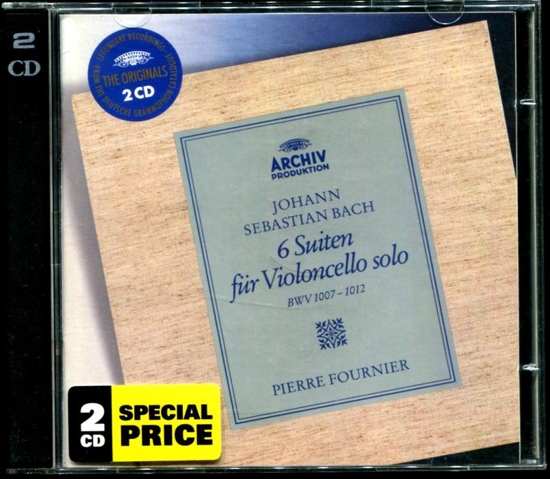 【DG】福尼葉(Pierre Fournier) : 巴哈無伴奏 2CDs