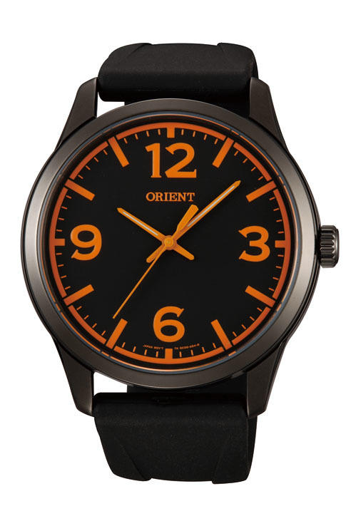 [時間達人]可議 ORIENT 東方錶 BASIC SPORTS系列 基本型運動石英錶 橡膠錶帶 橘色 FQC0U007