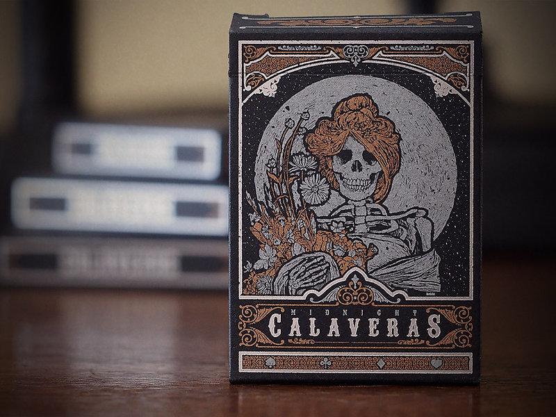 【USPCC撲克】MIDNIGHT Calaveras playing cards