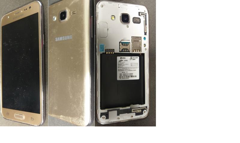 二手2016年Samsung SM-J5007手機(上電無反應目視面板無破當零件機