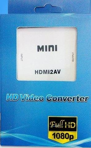 含稅開發票2020 真正台灣晶片1080P HDMI to AV HDMI轉AV端子 HDMI2AV手機平板汽車螢幕車用