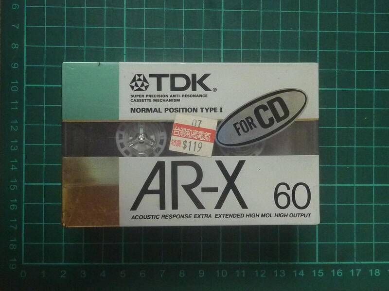日本製 TDK TYPE I最頂級 AR-X 發燒空白錄音帶 卡帶 磁帶 60分鐘 鮮烈音 超微粒子高密度磁性材料