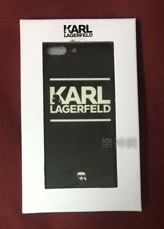 【超特價款】KARL LAGERFELD 鋼化手機殼 iPhone Plus 5.5吋 7/8(適用i7/8 PLUS)