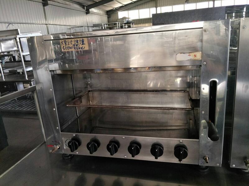 達慶餐飲設備 八里展示倉庫 二手商品 6管上火烤爐