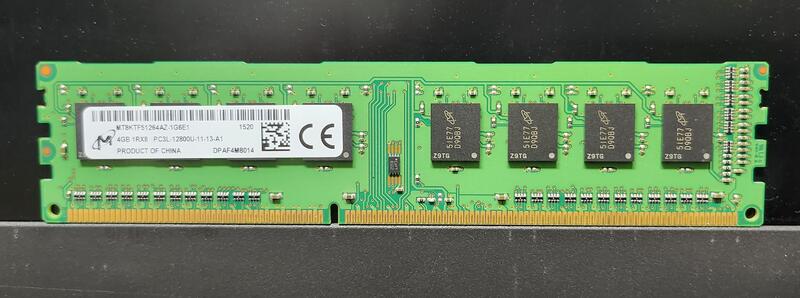 記憶體 DDR3 DDR3L 2G 4G 10600 12800 1333 1600 MHz 單面顆粒 雙面顆粒