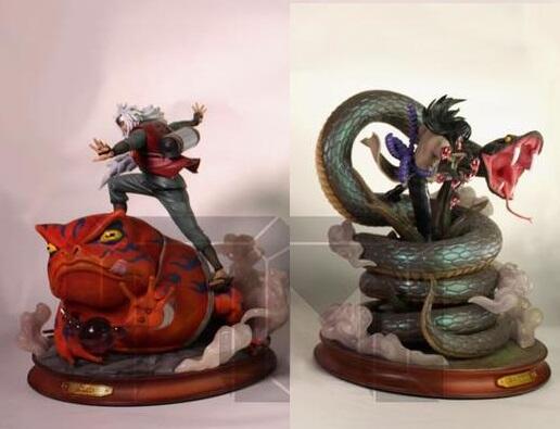 【ELN】（已售出）全新合售 模玩殿堂 火影忍者 自來也 大蛇丸 傳說三忍 疾風傳 雕像 GK
