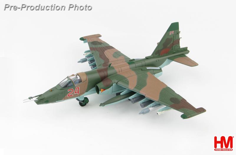 HM - 1/72 Su-25 蛙足 紅色24 俄羅斯空軍於敘利亞 HA6101