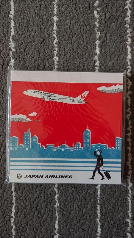 【ἀ】JAL 日本航空 BJB5231 メモパッド　エアプレーン 便條紙 飛機