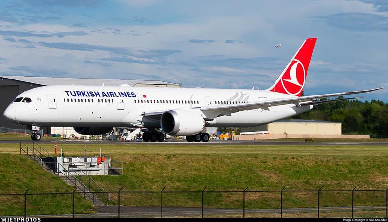 JC Wings 土耳其航空 Turkish Airlines B787-9 TC-LLA 1:400