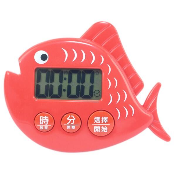 【優購精品館】CATIGA 金魚造型 正數計時器 ST-296/一個入(促250) 倒數計時器 大銀幕 大音量-信