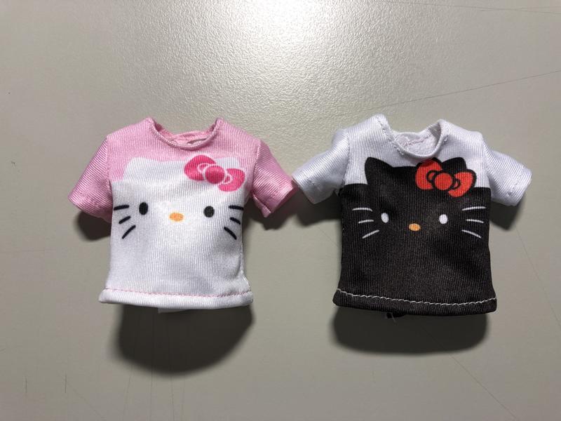 Azone 1/6 Hello kitty T恤  上衣 粉 黑