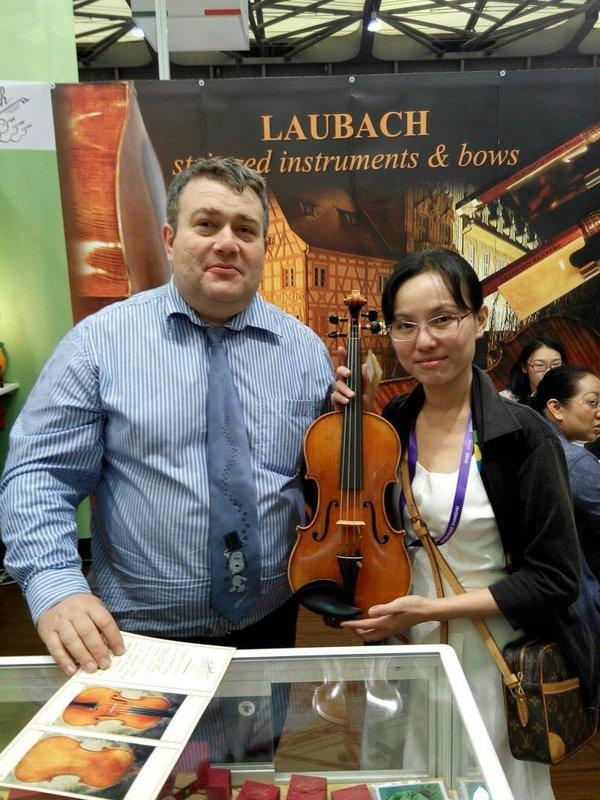 【路易樂器】 全新德國Laubach LIM-818V製琴師證書琴，特價118800