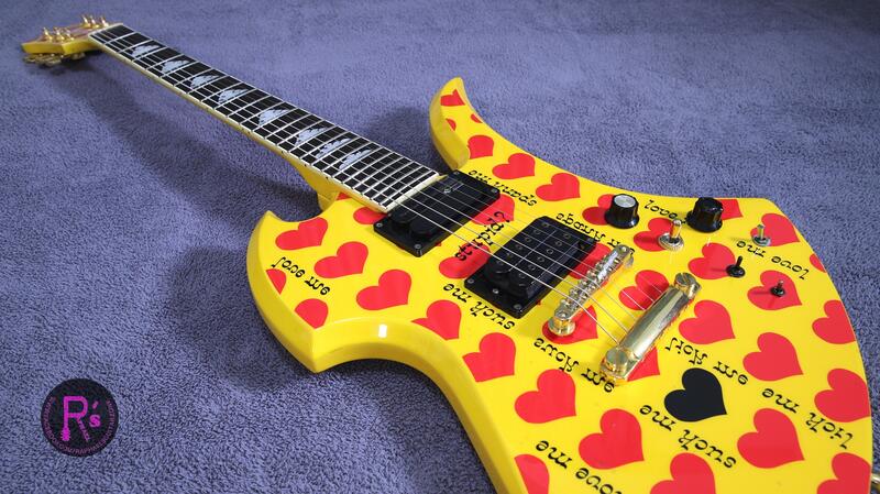 拉斐爾🎸】Burny MG-145S Yellow Heart | 露天市集| 全台最大的網路