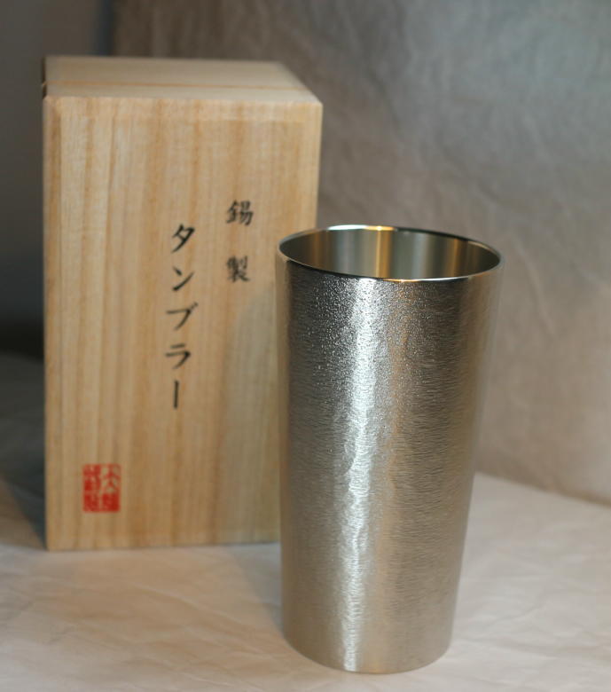 1644 純錫製 岡本謹製　古錫瓶子一対　酒器　32cm 時代物 1644 純錫製 岡本謹製 古錫瓶子一対 酒器 32cm 時代物