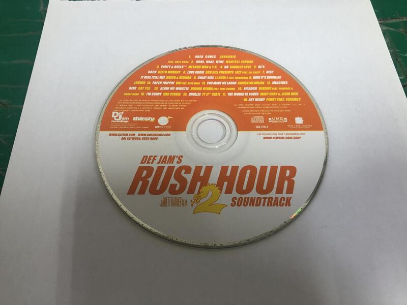 二手裸片 CD 專輯 DEF JAM'S - RUSH HOUR 2 SOUNDTRACK <Z117>