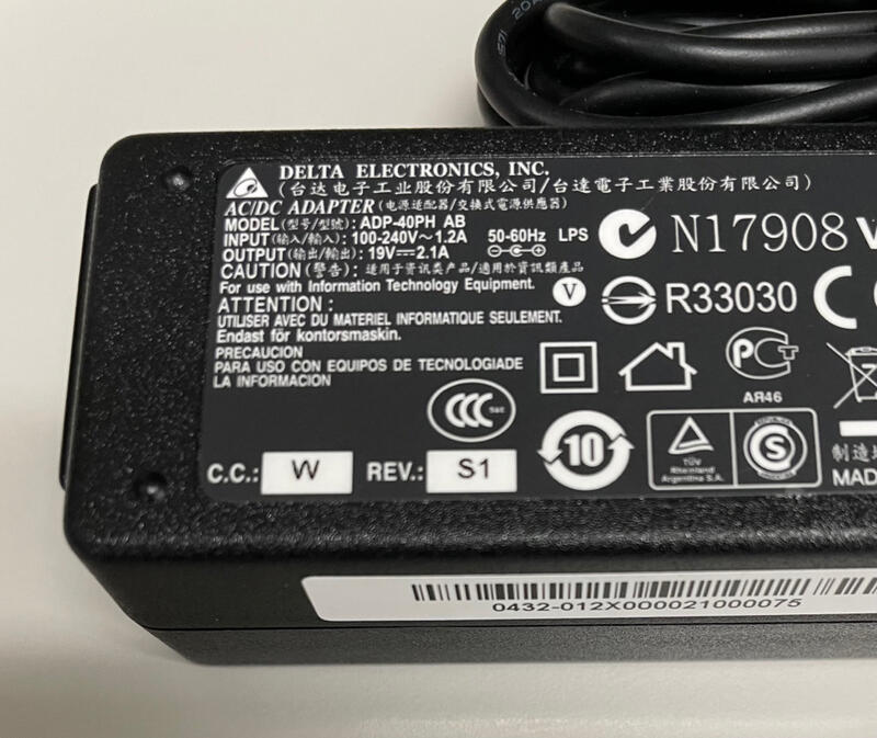 Delta/台達19V2.1A 變壓器ADP-40PH BB | 露天市集 | 全台最大的網路購物市集