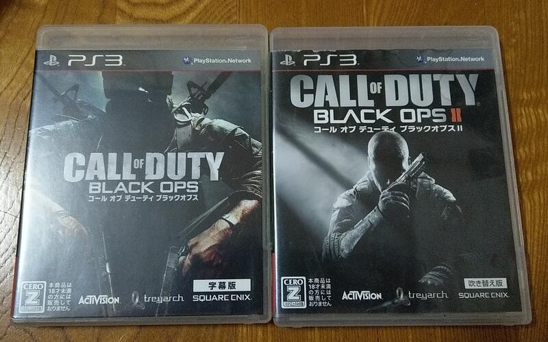 SONY PS3 日版遊戲 Call of Duty 決戰時刻:黑色行動 1+2