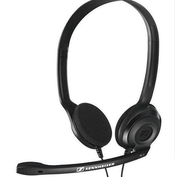 SENNHEISER 森海 遊戲 網課 電商 耳罩式 語音樂耳機 聲海 麥克風人頭戴式 PC3 電腦 纖長2米,MP3