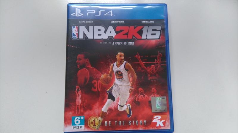 PS4  NBA 2K16 / Curry封面 / 中英文合版