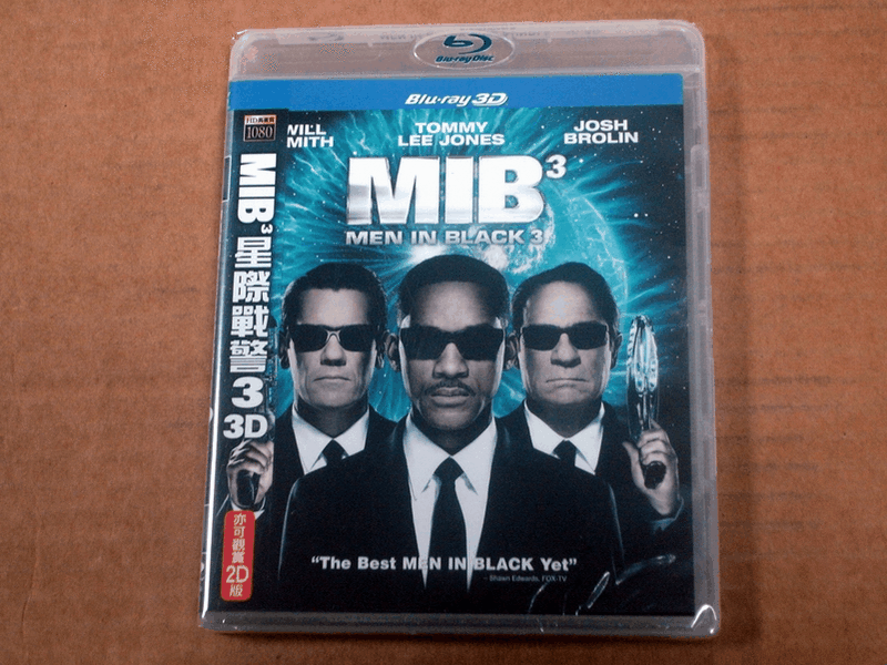 【AV達人】【BD藍光3D】MIB星際戰警 3 Men in Black 3 3D/2D版