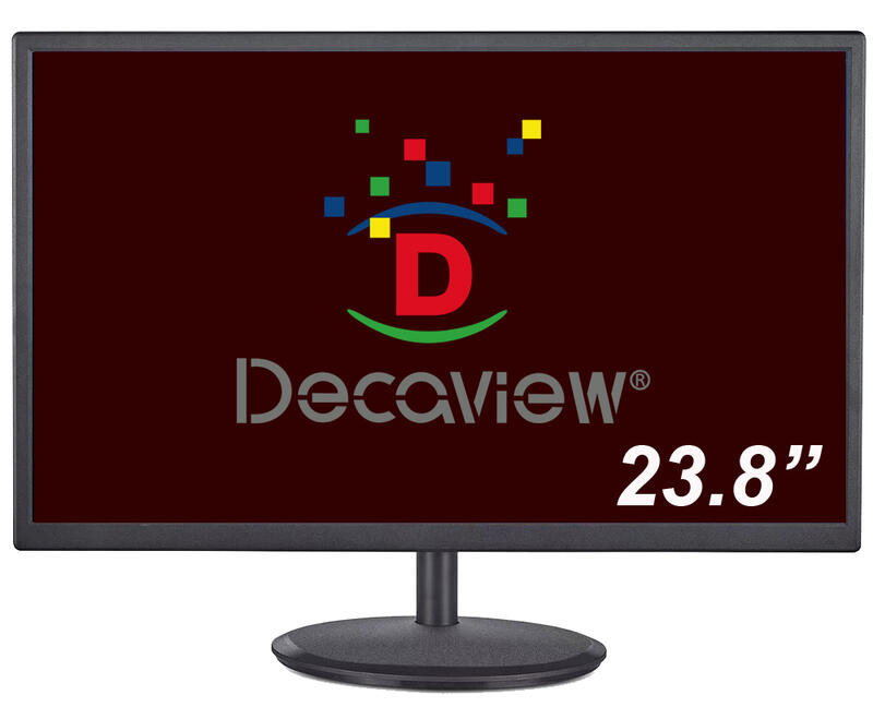 台灣製造 DECAVIEW 24型(23.8吋) 電腦液晶顯示器