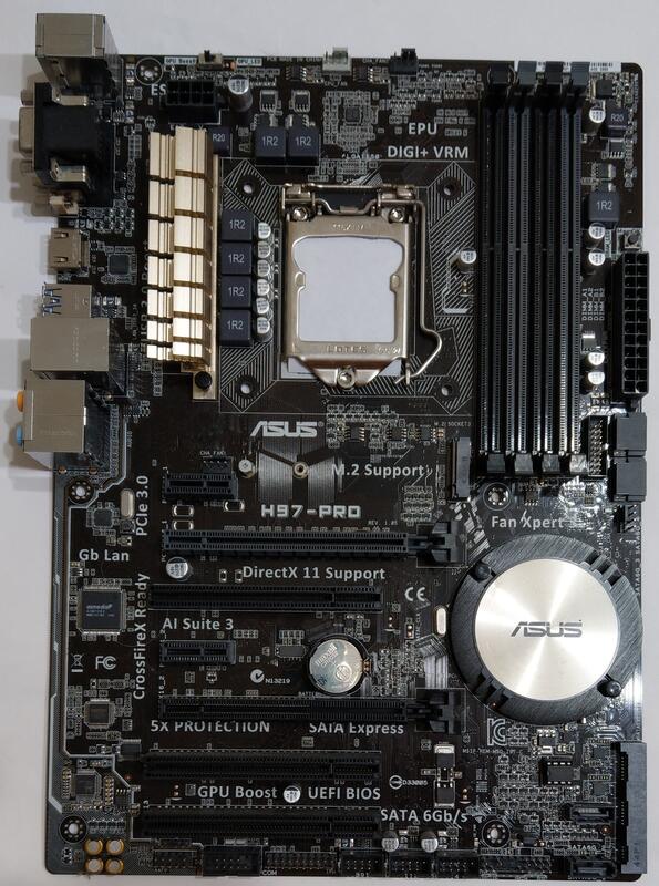 華碩 ASUS 主機板 H97-PLUS (Intel 1150 四代/五代) 大板 M.2