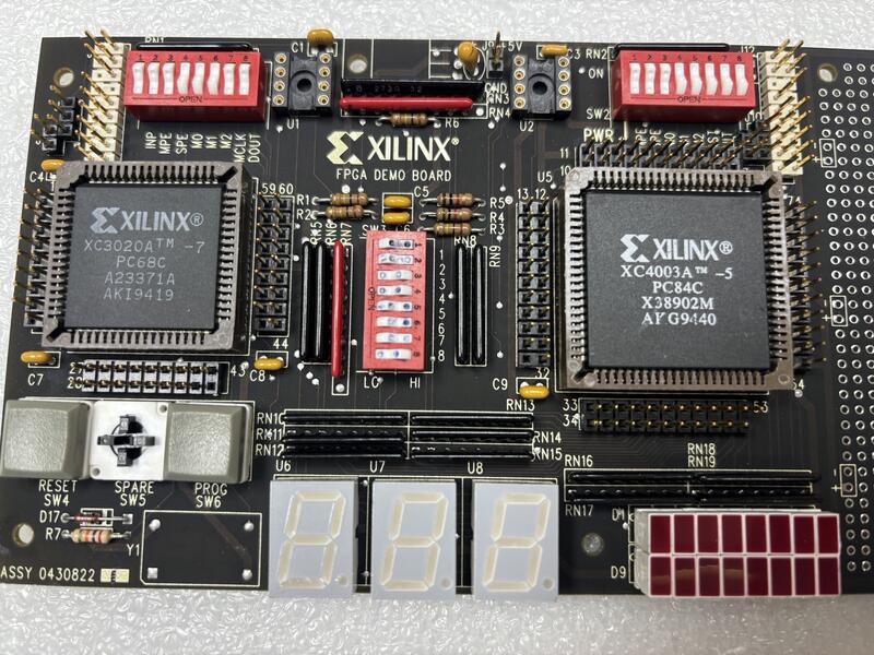 幸福七號倉】零件機//XILINX XC4003A 實驗板開發板XC40xx-PC84 | 露天市集| 全台最大的網路購物市集