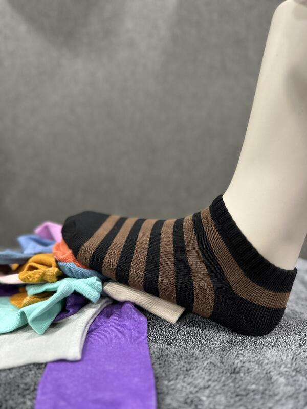 【群益襪子工廠】條紋毛巾短襪；襪子、棉襪、短襪、踝襪、長襪、除臭襪、薄襪、厚襪、運動襪、學生襪、棉襪