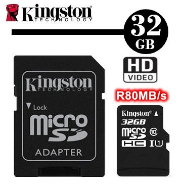 最新款 金士頓 Kingston 32GB Canvas microSD U1 讀80MB/s 現貨