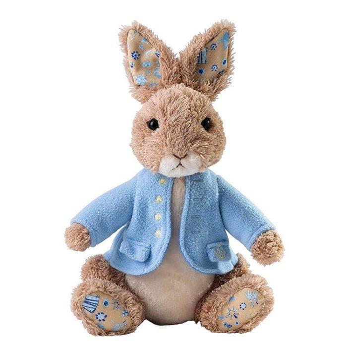 現貨 經典英國彼得兔 Peter Rabbit Plush 大款 觸感極佳 小碎花款 絨毛娃娃 生日禮 安撫玩偶