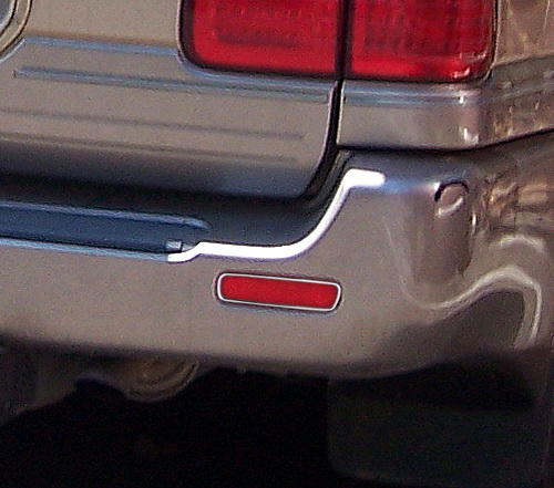 圓夢工廠 Lexus LX470 J100 1998~2004 改裝 鍍鉻銀 車燈框飾貼 後霧燈框 後保桿反光片框