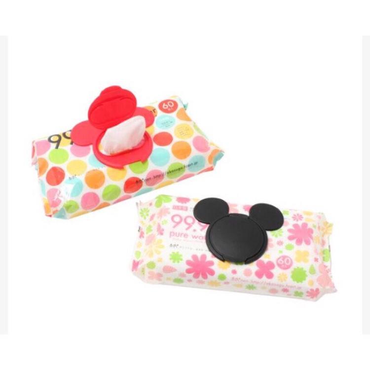 日本 迪士尼 Disney 米奇重覆黏貼濕紙巾專用盒蓋/濕巾蓋