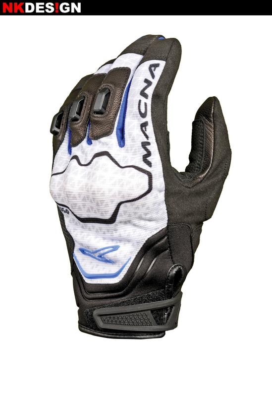 NK的店：荷蘭 MACNA ASSAULT 白 藍 通勤手套  通風 低調 掌心護具 半皮布 MSX 