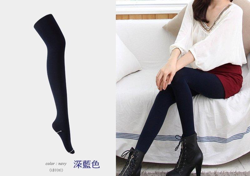 韓國進口 超彈性顯瘦KASAI150丹尼褲襪-深藍色(CK07)  易搭配造型不透肉  彈性佳 ~EROS時尚館