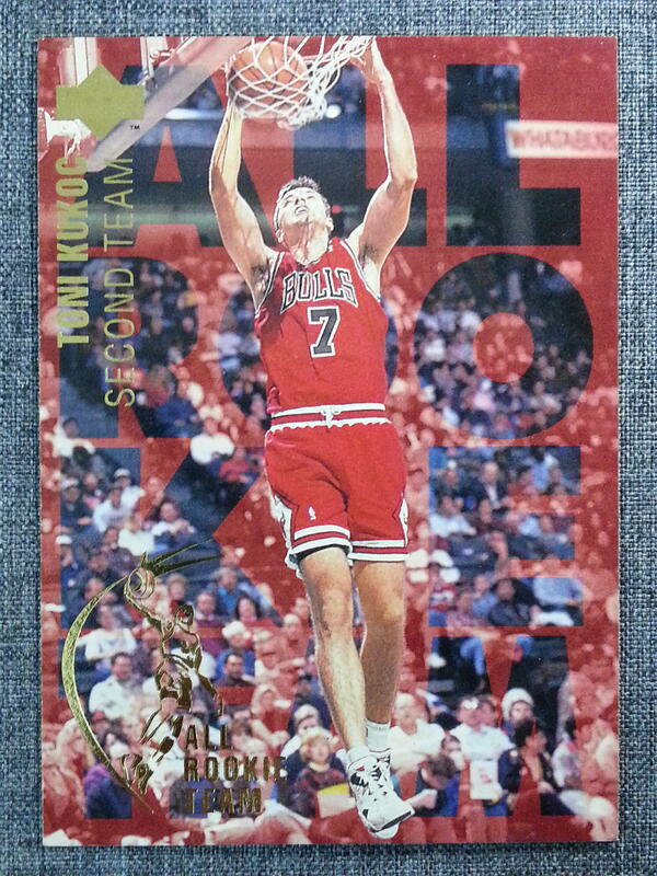 1994-95 Upper Deck #9 Toni Kukoc ART 公牛隊 NBA名人堂 