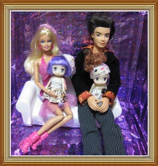 可愛的娃娃吊飾~可當芭比的小孩玩喔 女孩娃娃玩具禮物