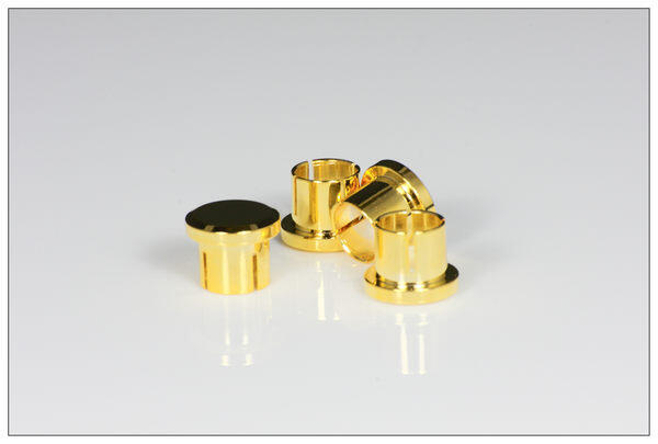【韶韻音響】Acoustics Rhyme高級AR-RC4鐵弗龍材質Gold RCA Caps 純銅鍍金RCA端子保護蓋