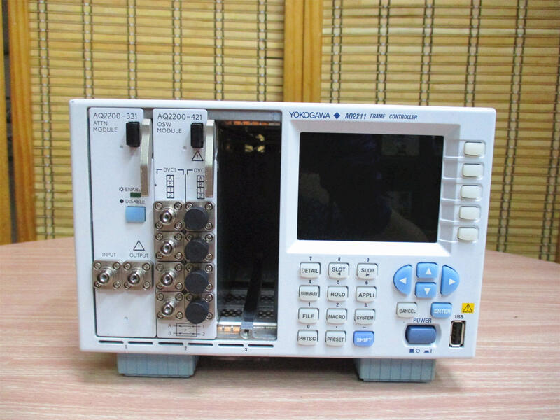 康榮科技二手Yokogawa AQ2211+AQ2200-331/421 Frame Controller+Module