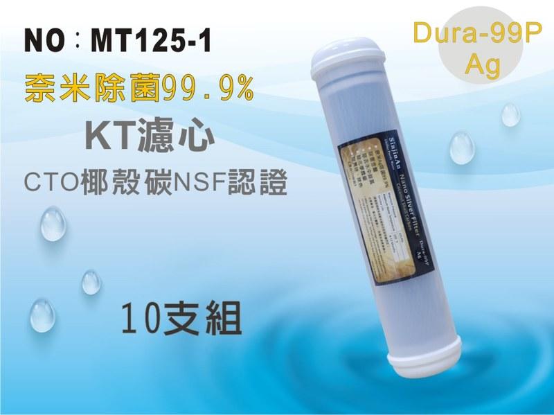 【龍門淨水】KT 奈米除菌99.9%濾心 10支 後置濾心 淨水器 飲水機(MT125-1)