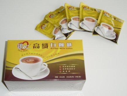 「圓心」 高纖 白咖啡 （可 素食） 15入一盒
