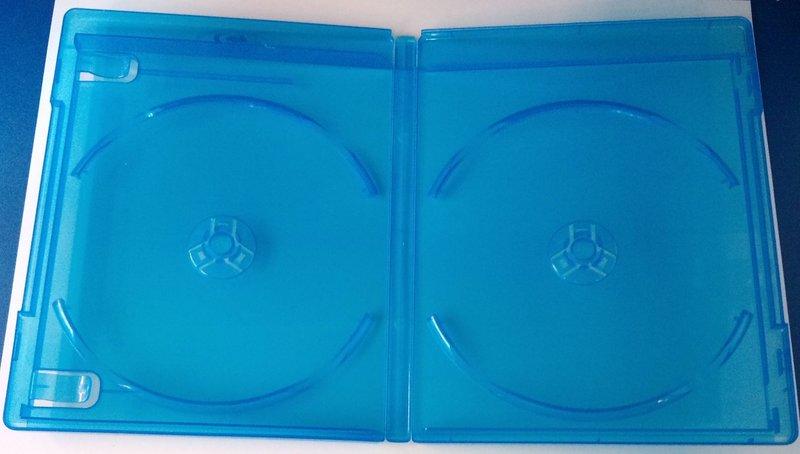 ※藍光一番※  Blu-Ray 藍光BD空盒 燙銀LOGO 雙片裝 ( 1箱100個1800免運 )