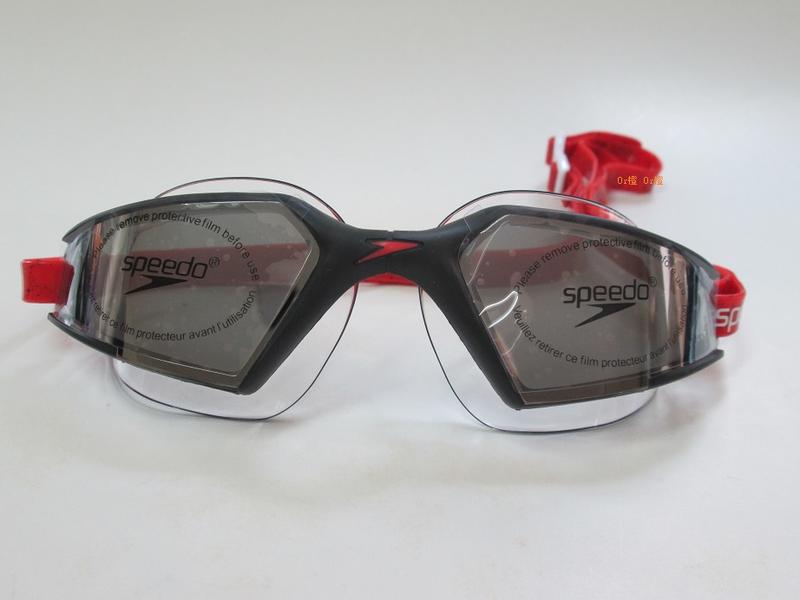 SPEEDO泳鏡/成人進階泳鏡 Aquapulse Max 2 鏡面 熔岩紅/SD811767C730 每隻