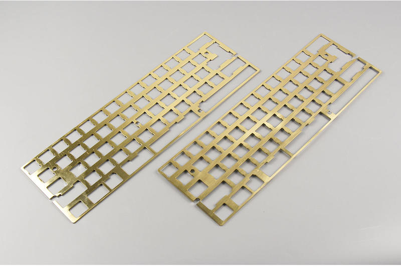 ★訂製★機械鍵盤 個性鍵帽 DIY GH60 60% 64 PCB 黃銅 定位板 非鋁合金 不銹鋼