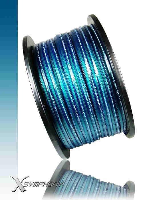 《響音音響專賣店》Xsymphony SPEEO-1000X藍平編喇叭線(1米) 線材 DIY線材