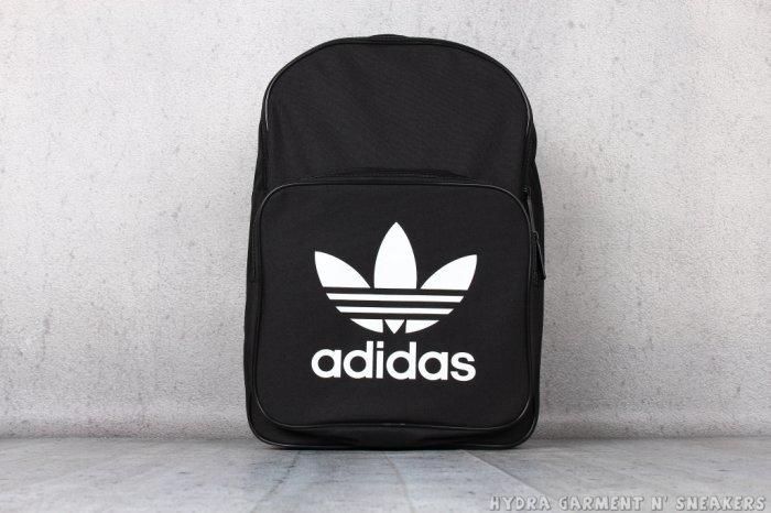【HYDRA】adidas Originals Trefoil Backpack 三葉草 黑 後背包【BK6723】