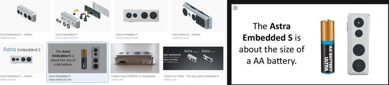 【凱文精品】奧比中光Orbbec Astra Embedded S Stereo S次世代3D深度相機