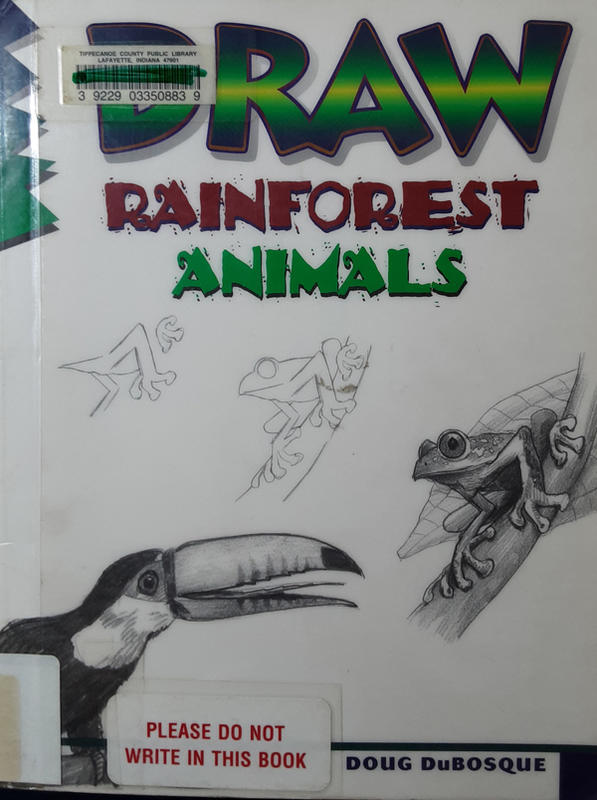 兒童英文繪本Draw rainforest animals