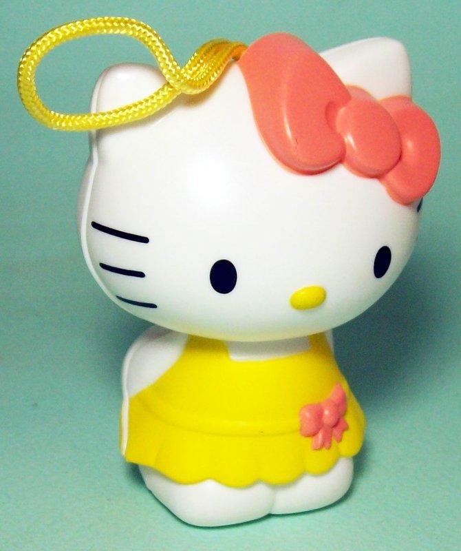 咔咔玩具_現貨 2014 美國麥當勞 Hello Kitty 40週年特別限量版玩具 凱蒂貓生日驚喜 黃色