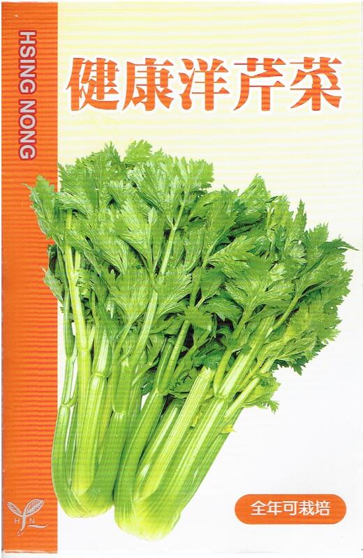 尋花趣 洋芹菜 【蔬菜種子】健康洋芹菜 全年可栽培 興農牌 原包裝種子 約2公克/包